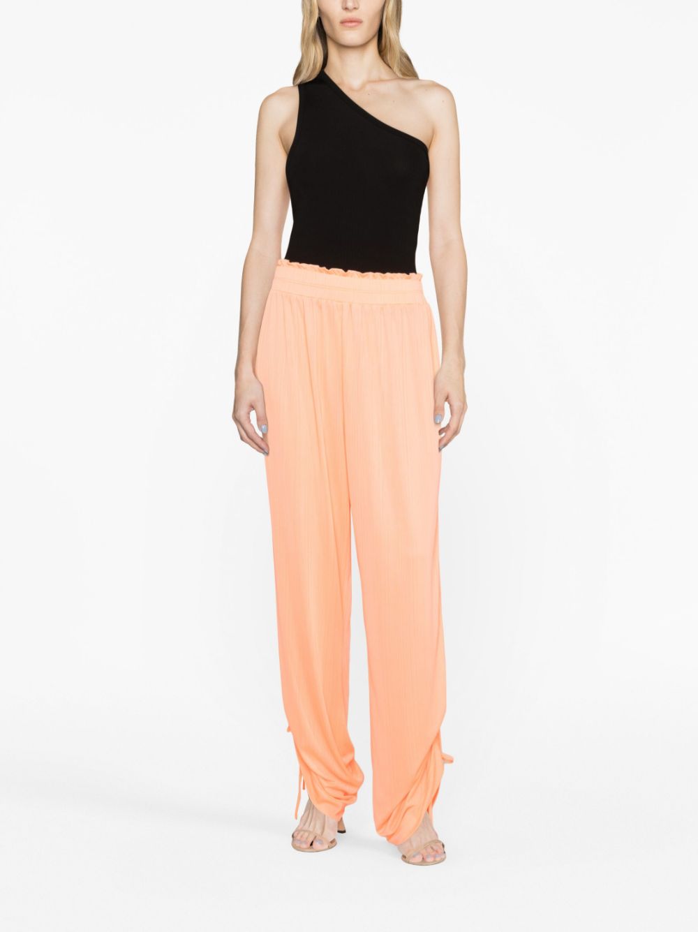 STYLAND High waist broek - Oranje