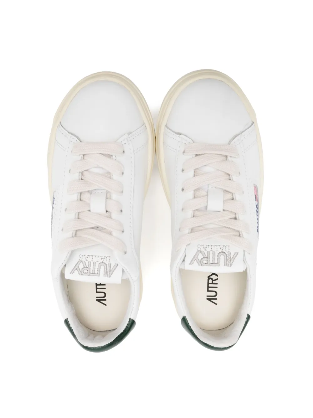 Logo-Embellished Leather Sneakers