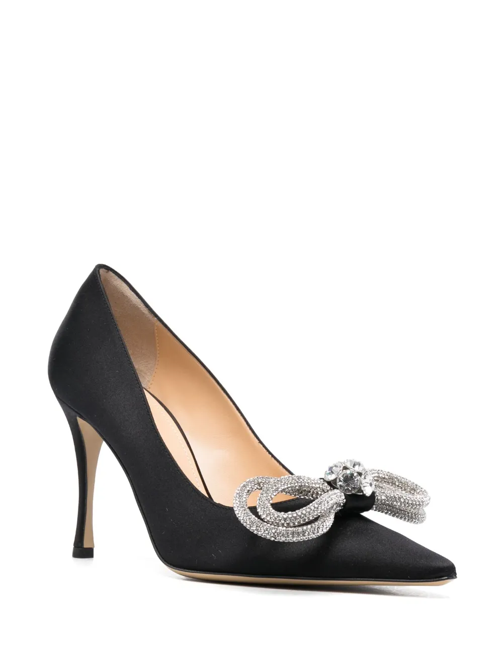 MACH & MACH Pumps met strikdetail - Zwart