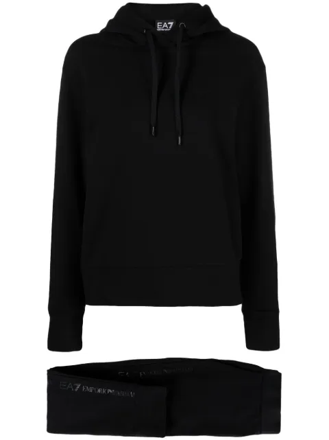 Ea7 Emporio Armani logo-print tonal tracksuit