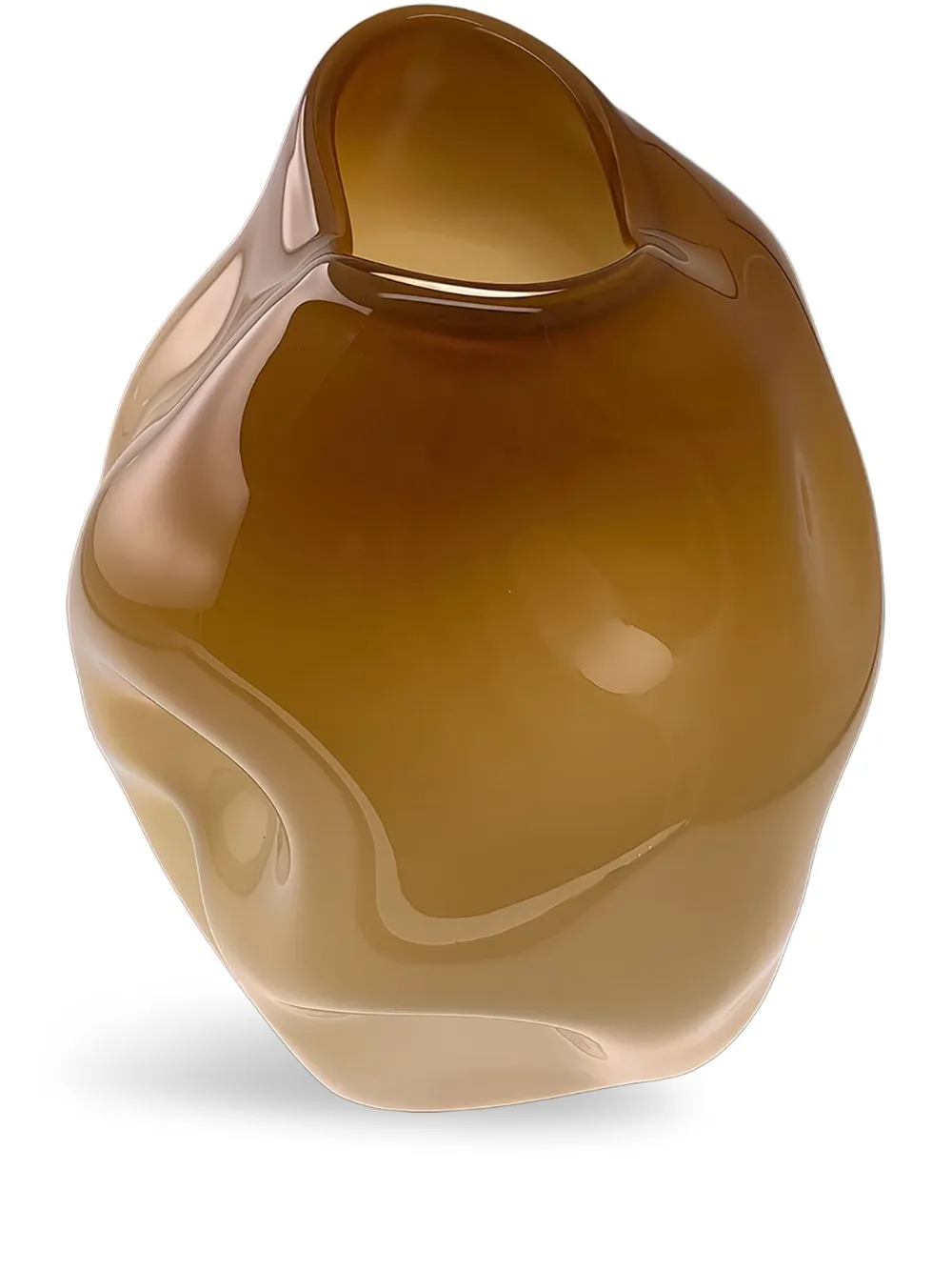 Alexa Lixfeld vase Krater à design asymétrique - Marron