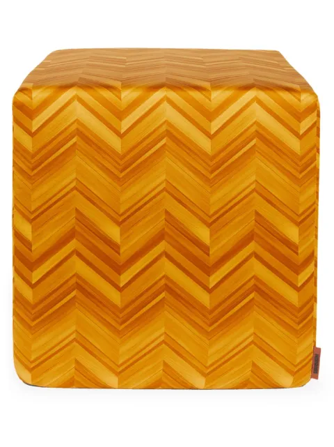 Missoni Home Hocker mit Zickzackmuster