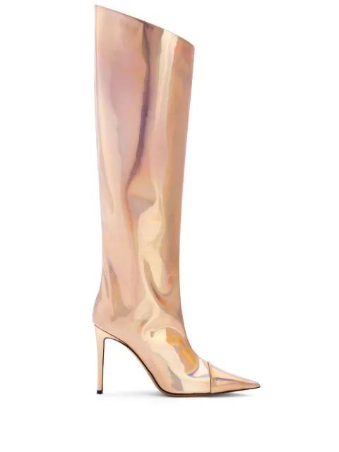 Alexandre Vauthier Alex 105mm metallic-finish boots 