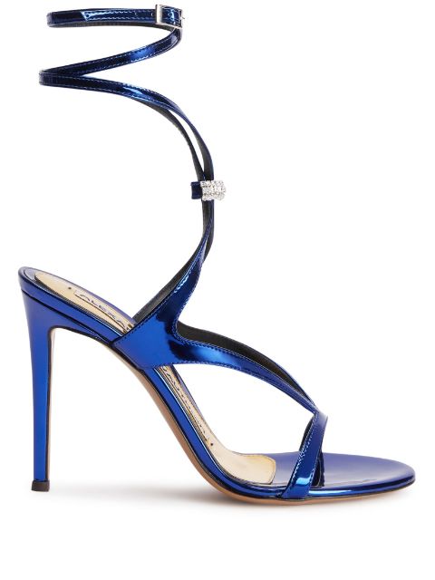 Alexandre Vauthier Smila 105mm metallic-effect sandals