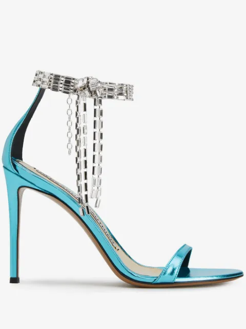 Alexandre Vauthier 105mm crystal-embellished sandals