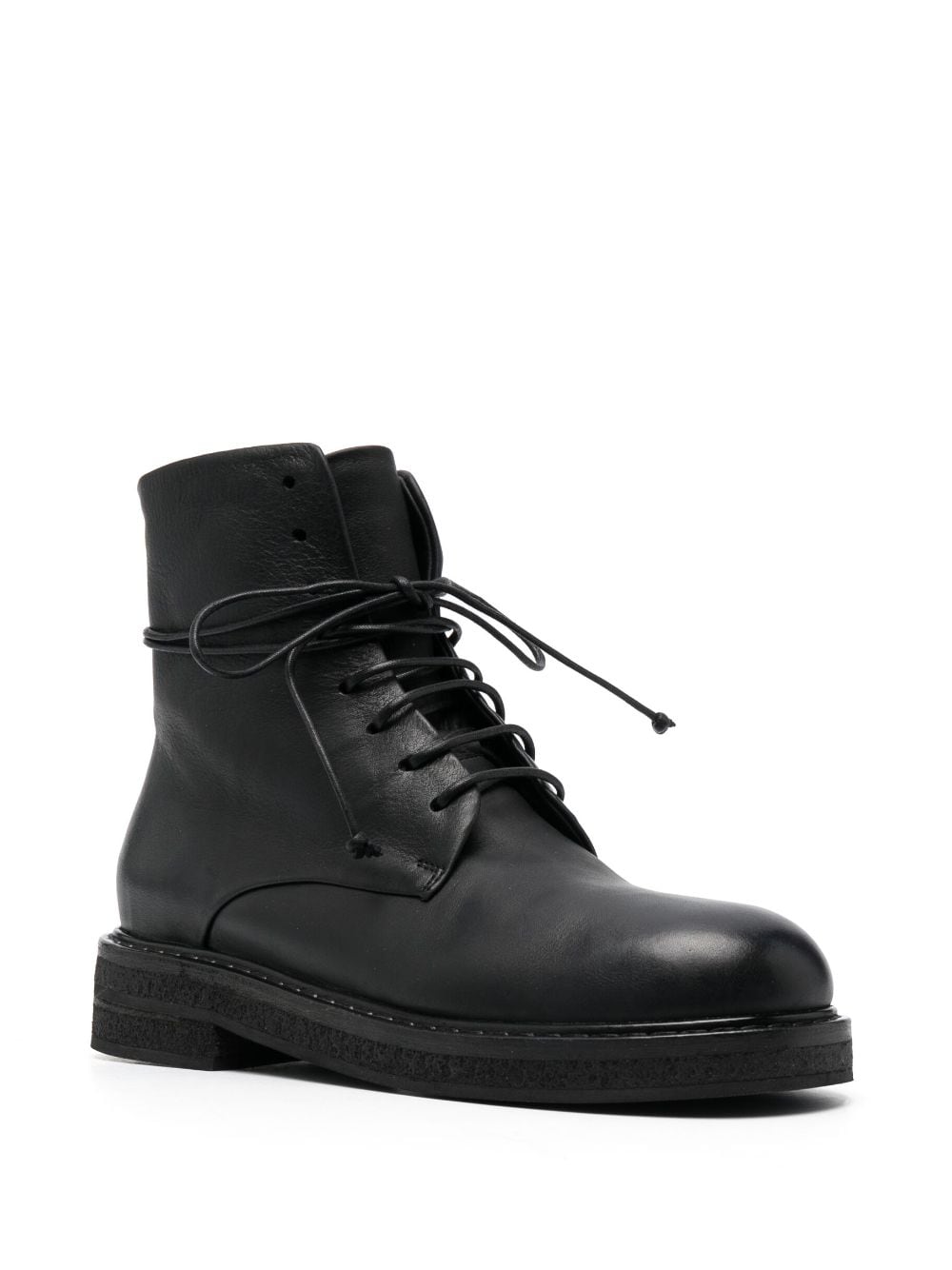 Marsèll 40mm zip-up leather boots - Zwart