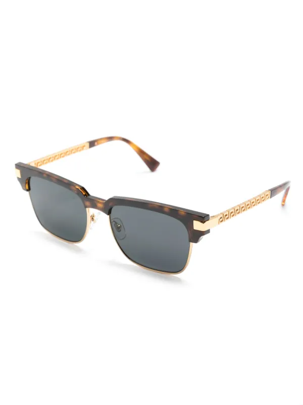 Brand new Versace Logo Frame Brown Versace VE3298B - 5324 Eyeglass Frame TRANSPARENT BROWN w  main image 4