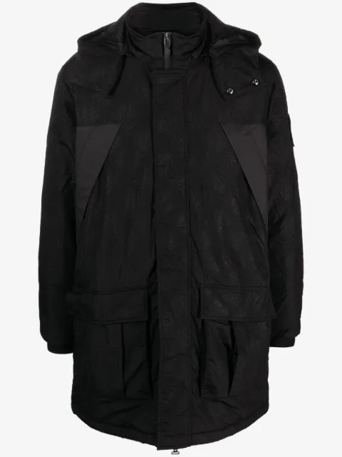 Ea7 Emporio Armani veste à patch logo 