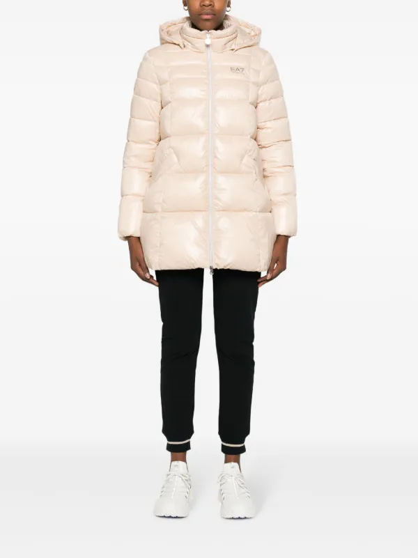 Ea7 Emporio Armani フーデッド パデッドジャケット