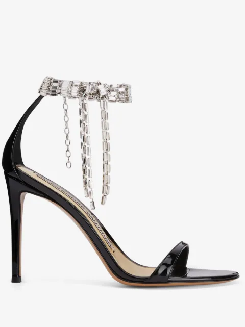 Alexandre Vauthier Tiffany 105mm crystal-embellished sandals