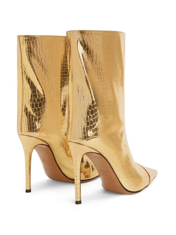 Gold ankle boot deals