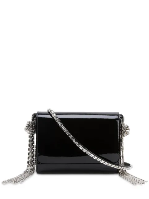 Alexandre Vauthier patent-finish clutch bag