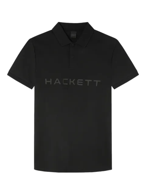 Hackett logo-print polo shirt