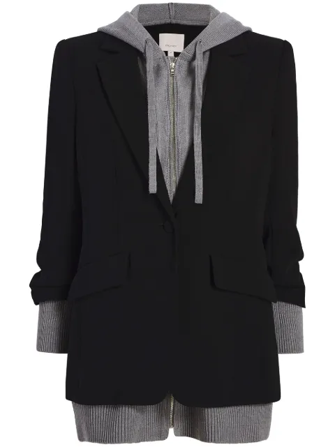 Cinq A Sept Khloe layered hoodie blazer