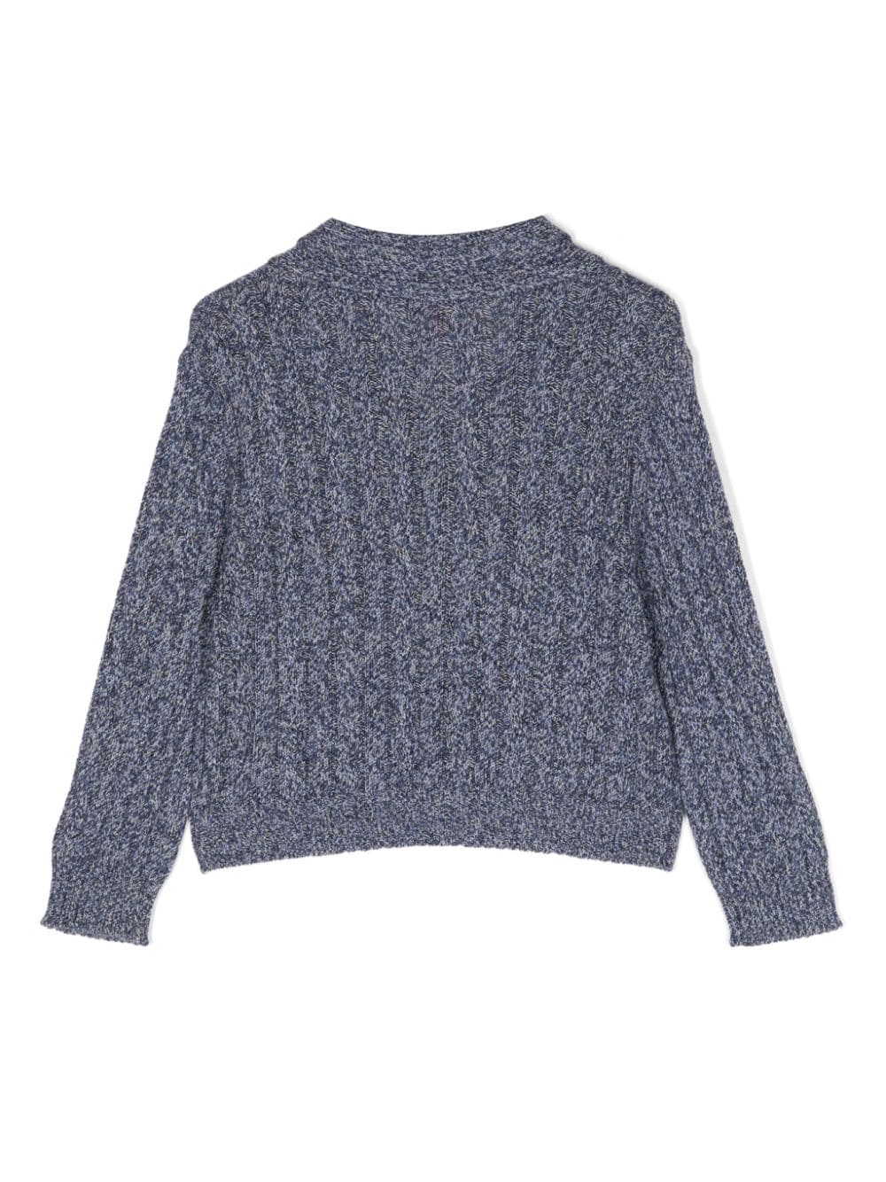 Cashmere in Love Kids Dorset cable-knit cardigan - Blauw