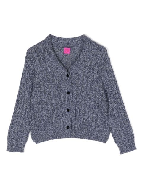 Cashmere in Love Kids Dorset cable-knit cardigan