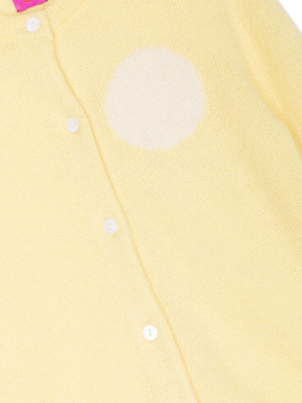 Shop Cashmere In Love Alta Intarsia-knit Cashmere Blend Cardigan In Gelb