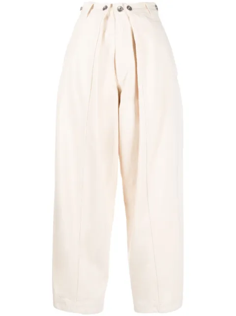 Henrik Vibskov Canned box-pleat tapered trousers 