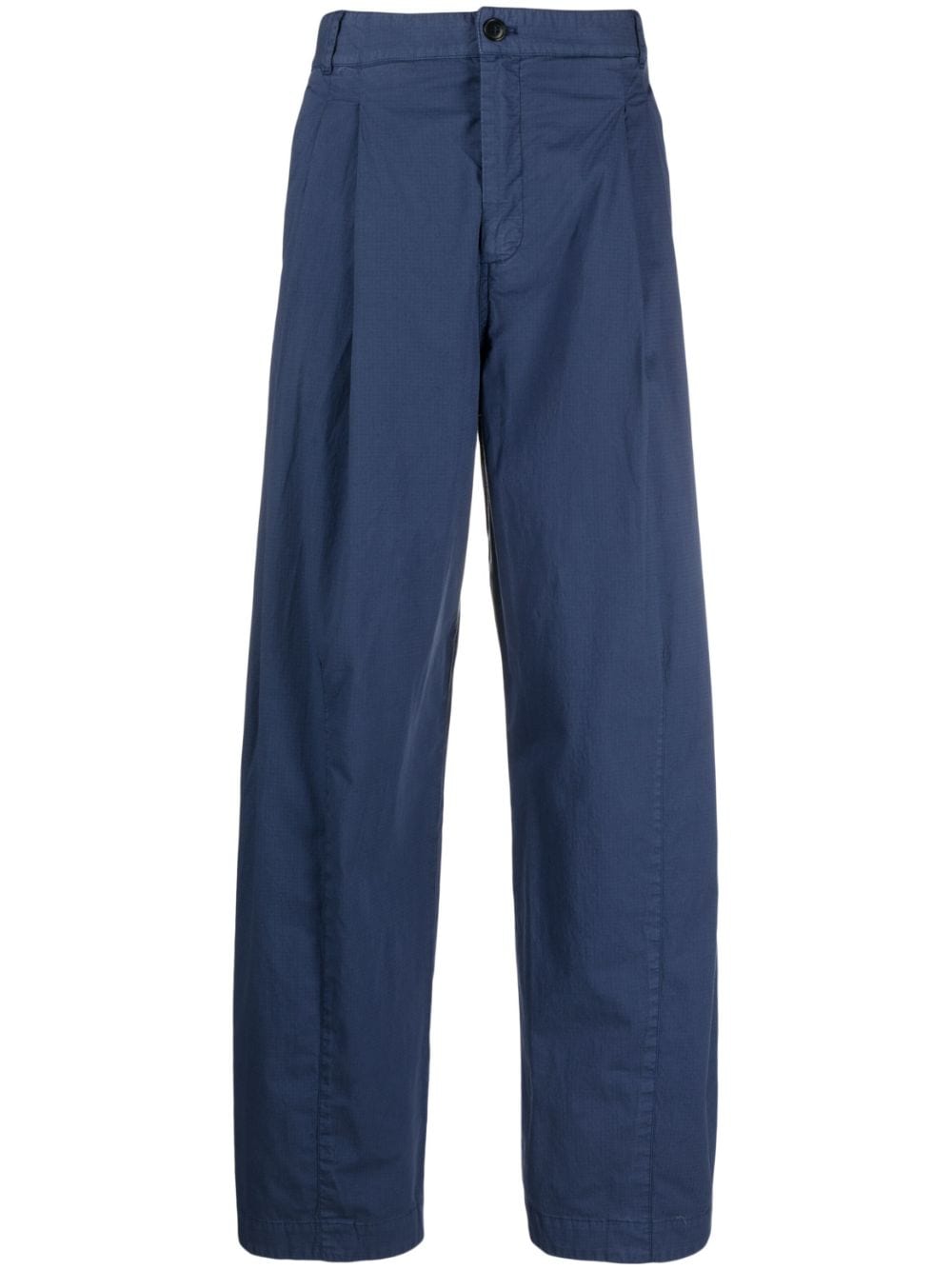 Claus pleated organic cotton trousers