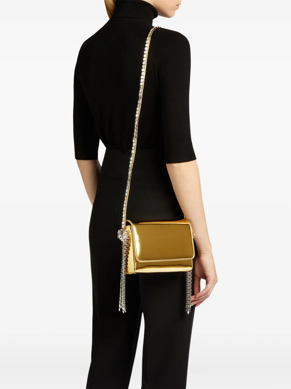 Alexandre Vauthier pochette à fini métallisé | Image 2