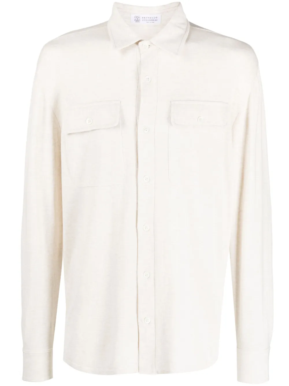 Brunello Cucinelli Langärmeliges Hemd | Nude | Image 1