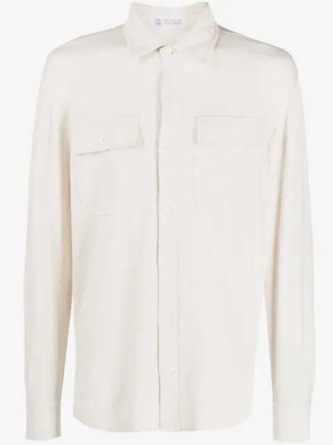 Brunello Cucinelli camisa manga larga