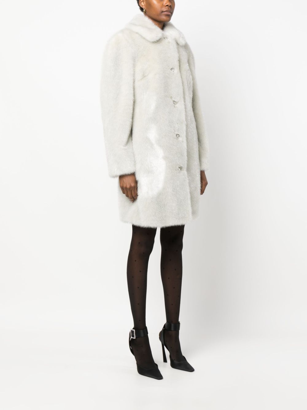 Whistles faux fur on sale coat