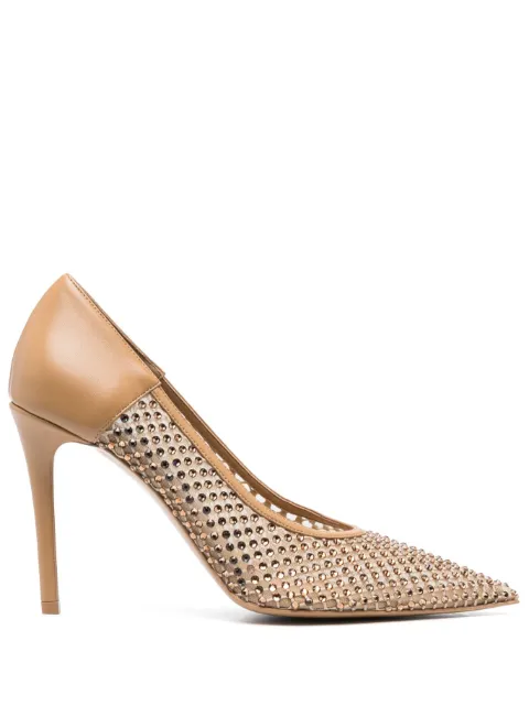 Stella McCartney Iconic 100mm rhinestone-embellished pumps