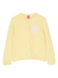 Cashmere in Love Kids Alta cashmere-silk cardigan - Yellow