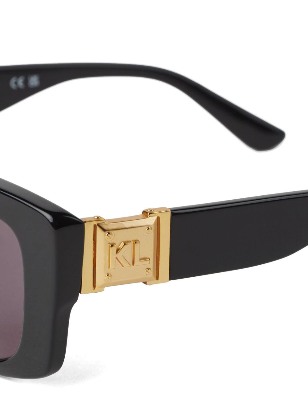 KARL LAGERFELD HERITAGE RECTANGLE-FRAME SUNGLASSES 