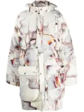 Henrik Vibskov padded drawstring-hooded parka coat - Neutrals