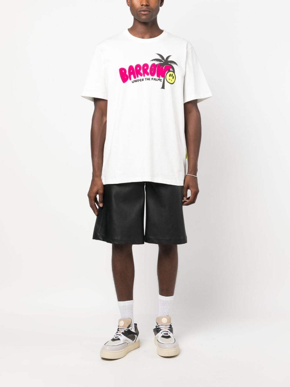 BARROW logo-print Cotton T-shirt - Farfetch