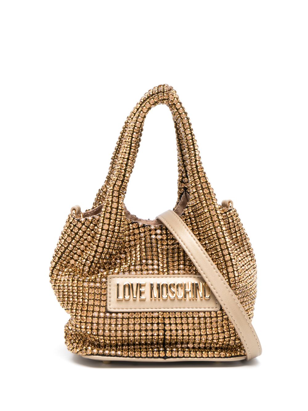 Love Moschino crystal-embellished Tote Bag - Farfetch