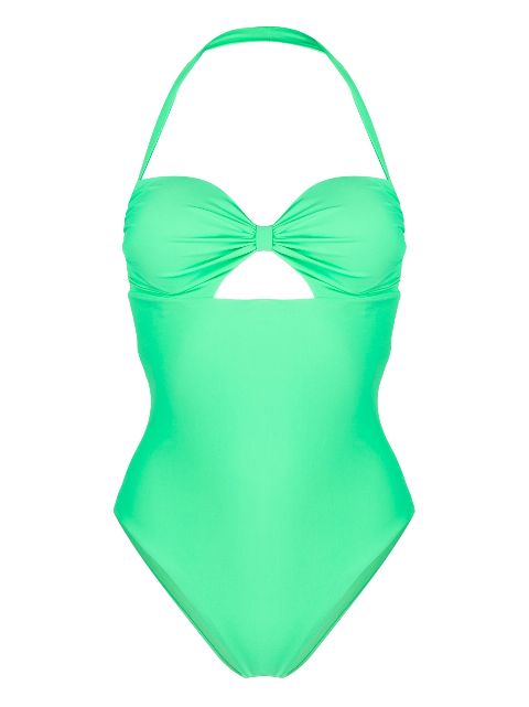 Self-Portrait twisted cut-out swimsuit