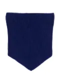 Cashmere in Love Kids Leysin bandana-style cashmere scarf - Blue