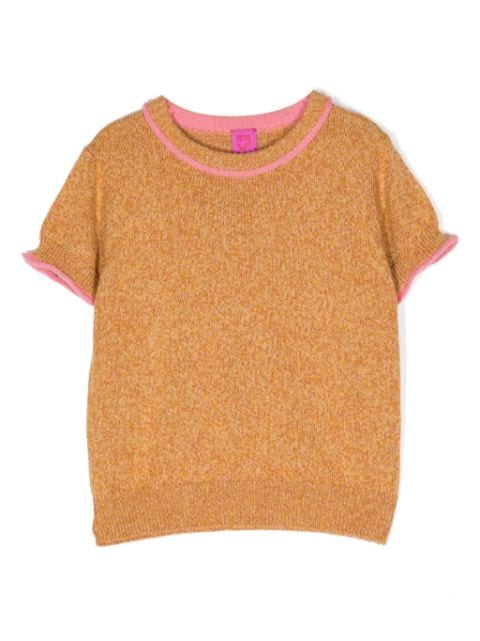 Cashmere in Love Kids Brighton cotton blend knitted T-shirt