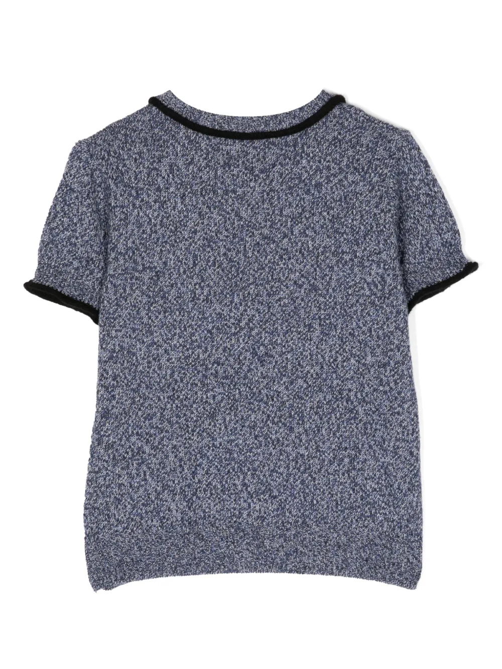 Cashmere in Love Kids Brighton cotton-cashmere T-shirt - Blauw
