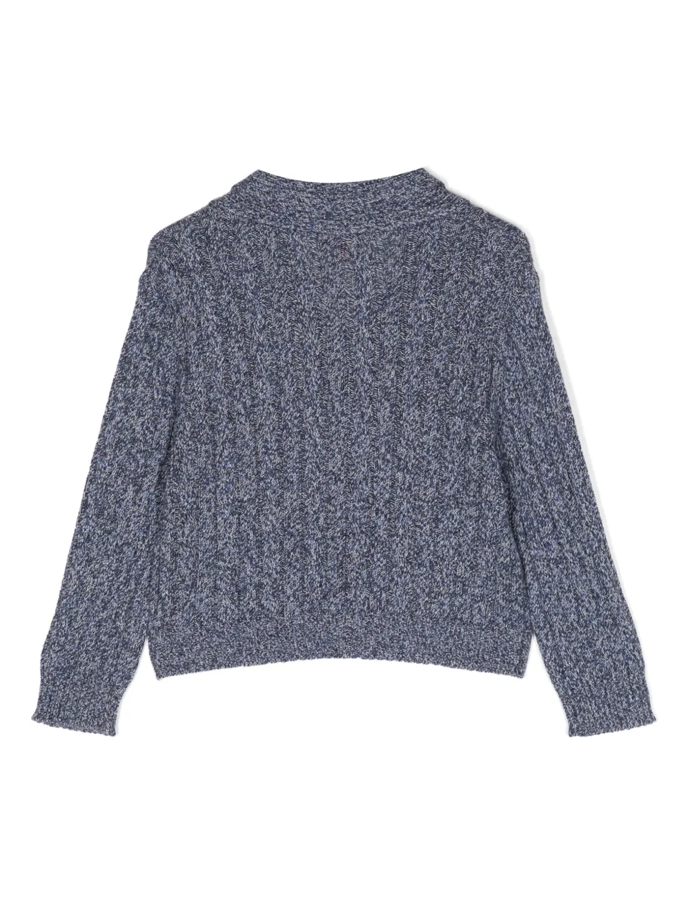 Shop Cashmere In Love Dorset Cable-knit Cardigan In 蓝色