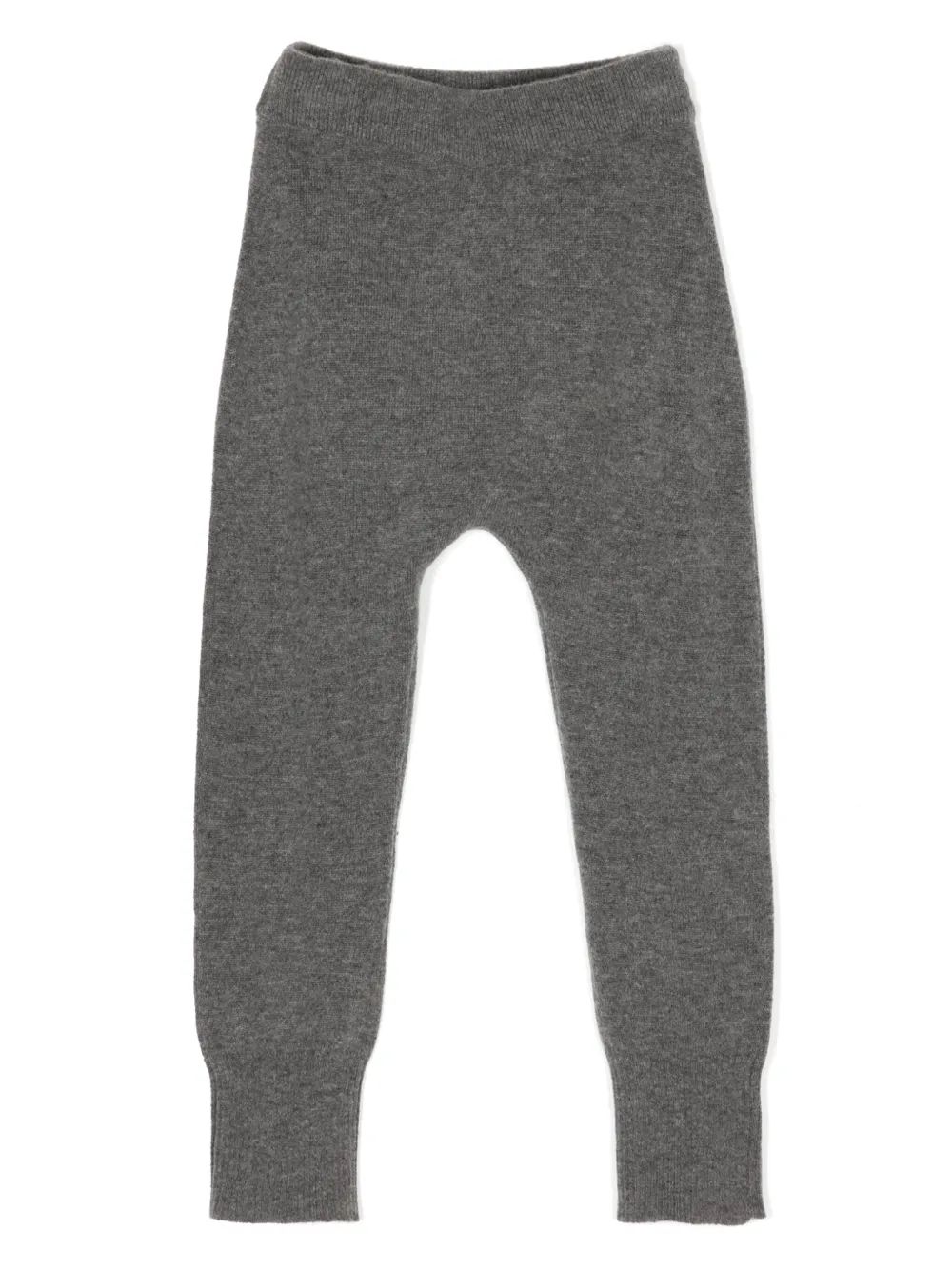 Shop Cashmere In Love Devon Wool Blend Tapered Trousers In Grey