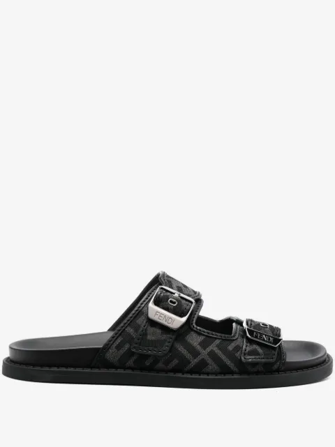 FENDI Feel FF-jacquard sandals