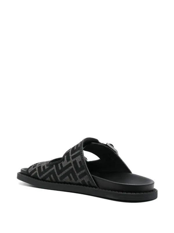 FF logo motif buckle sandals