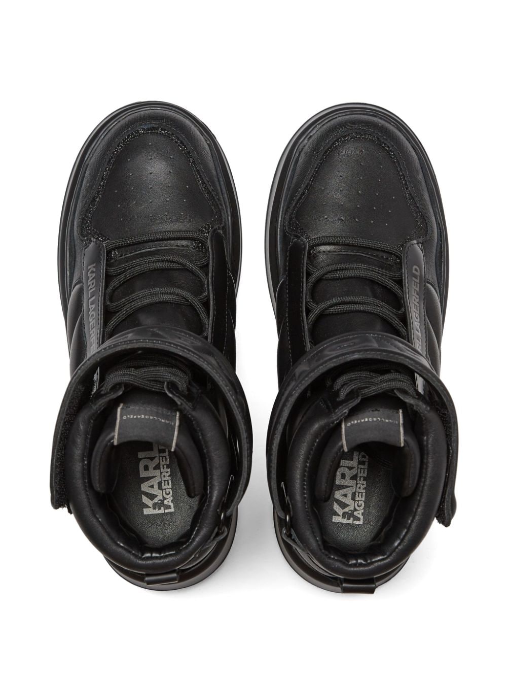 Karl Lagerfeld Anakapri Puffa 50mm platform sneakers Black