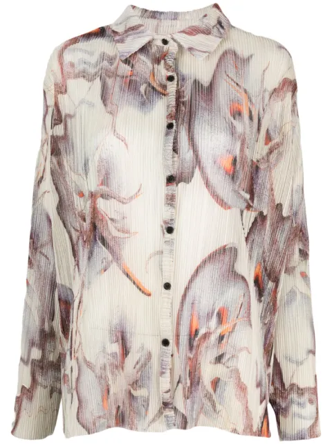 Henrik Vibskov Gazpacho plissé-effect shirt