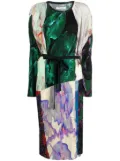 Henrik Vibskov plissé-effect midi dress - Green
