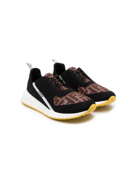 Fendi Kids zapatillas bajas con logo FF