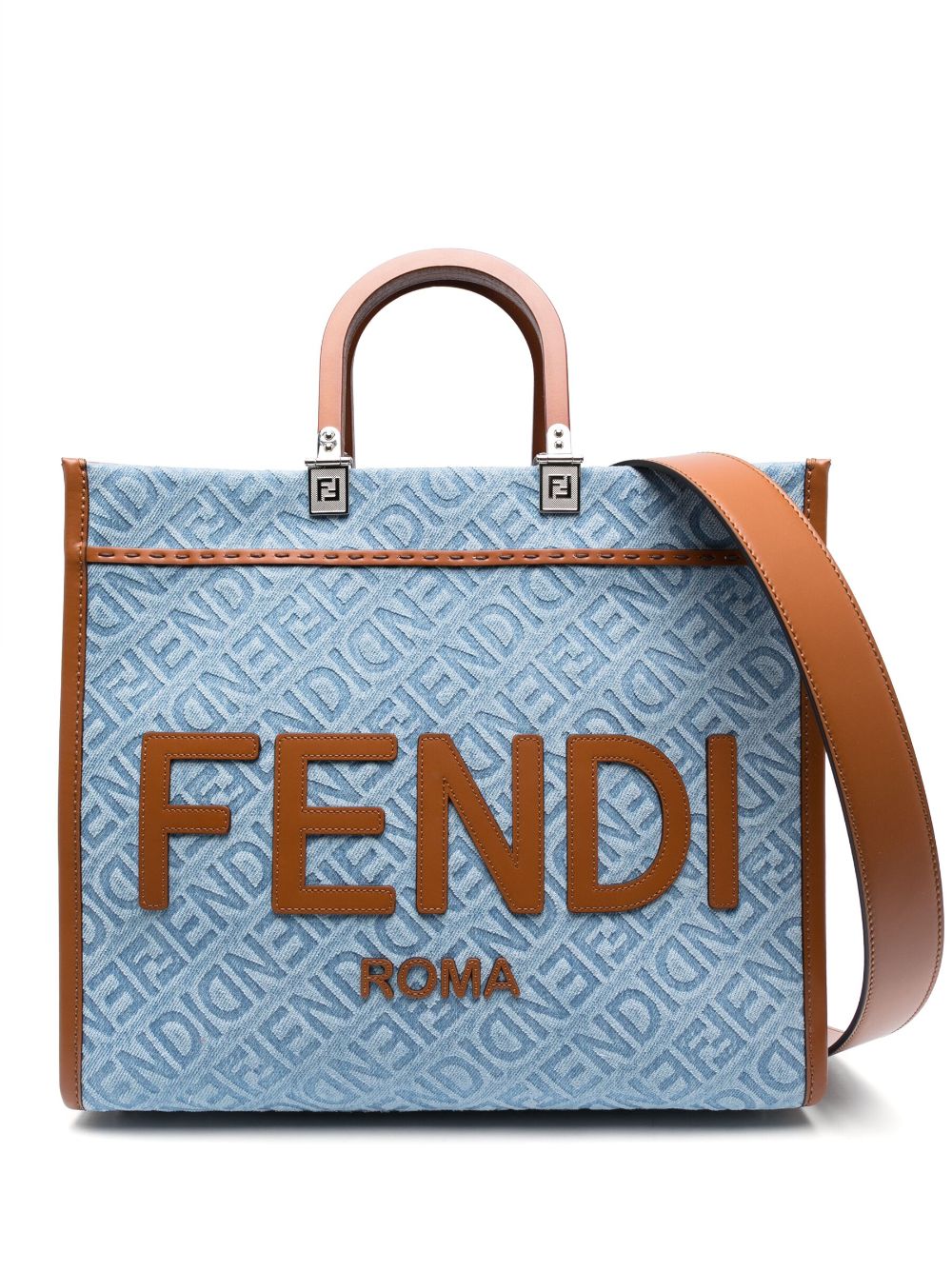FENDI Sunshine medium shopper Blauw