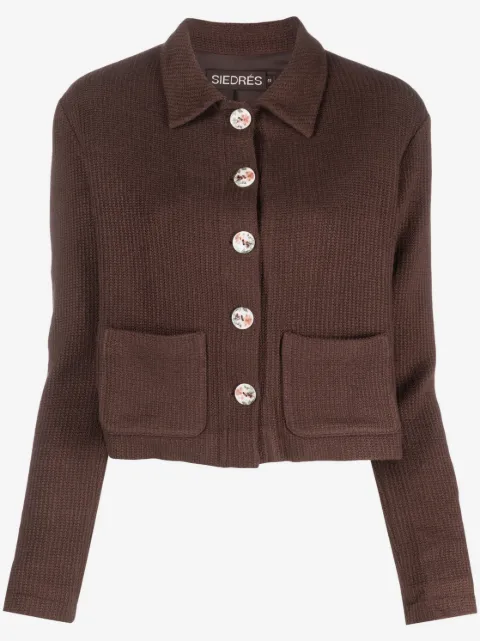 SIEDRES Yuna knit cropped cardigan