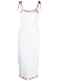 FENDI monogram midi dress - White