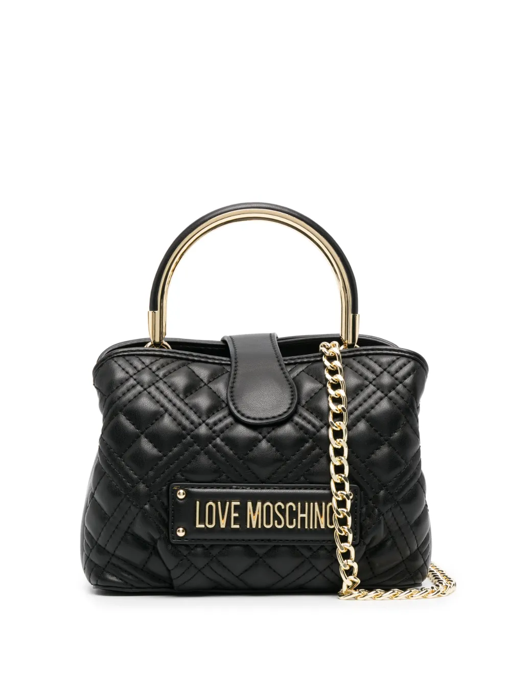 Love Moschino Tote Capitonada Con Letras Del Logo Farfetch