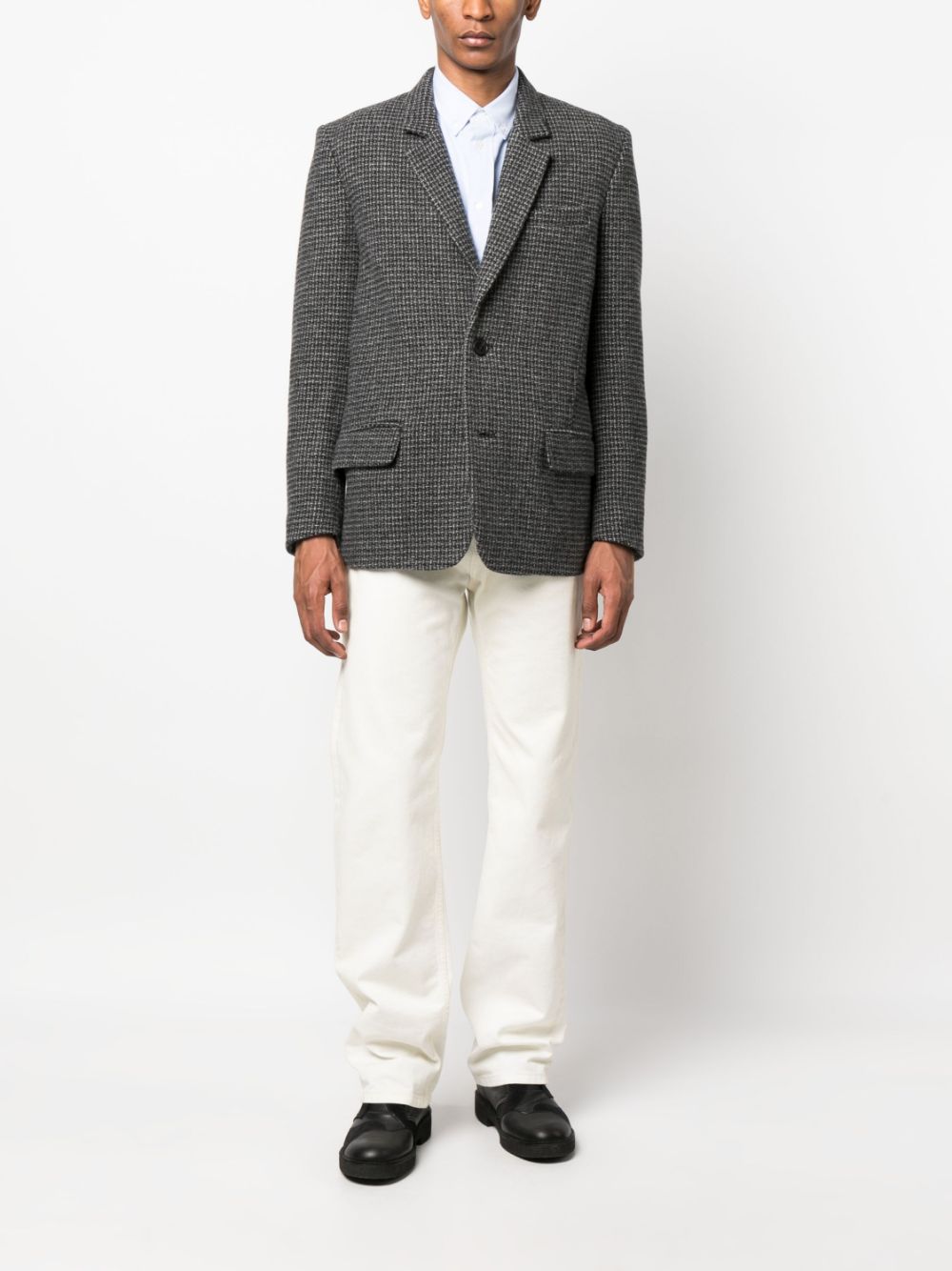 MARANT single-breasted virgin-wool blazer - Grijs